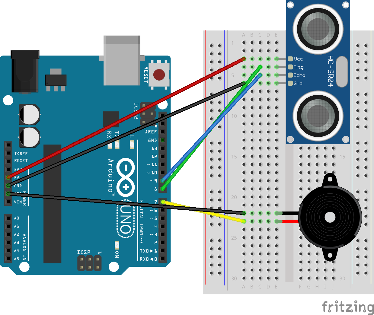 Arduino Ultrasonic Sensor Code